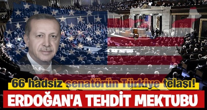 ABD'de 66 senatörden Erdoğan'a tehdit dolu mektup!