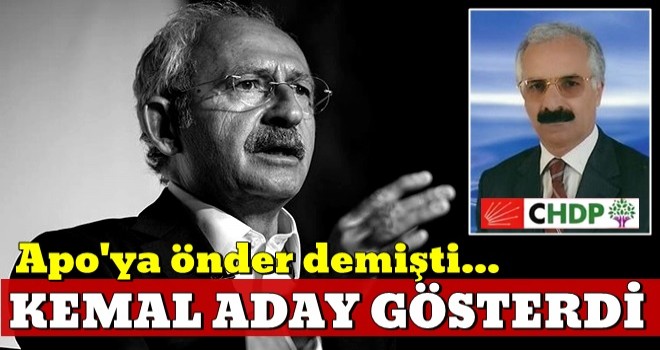 CHP Öcalan sempatizanı Parlak'ı aday gösterdi