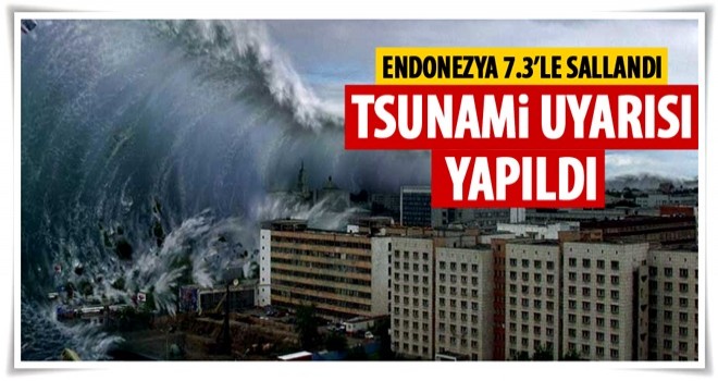 Endenozya'da 7.3 büyüklüğünde deprem