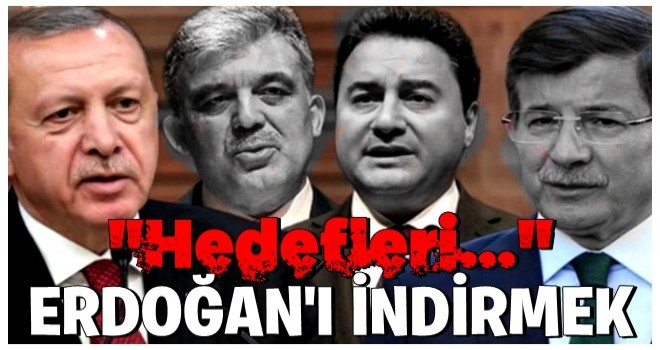 Ahmet Davutoğlu, Abdullah Gül ve Ali Babacan'ın hangi ittifakta yer alacağını duyurdu