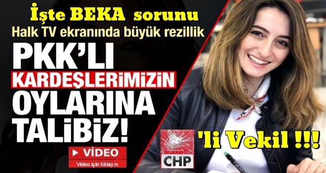 CHP'li vekil Aysu BankoÄlu'ndan skandal Ã§Ä±kÄ±Å: PKK'Ä±n oylarÄ±na talibiz