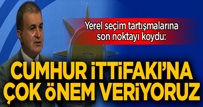 AK Parti Sözcüsü Ömer Çelik'ten MKYK açıklaması