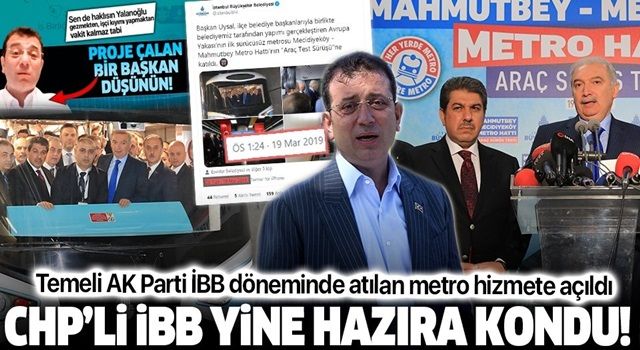 AK Parti temelini attı, testini yaptı, İBB yine çöktü...