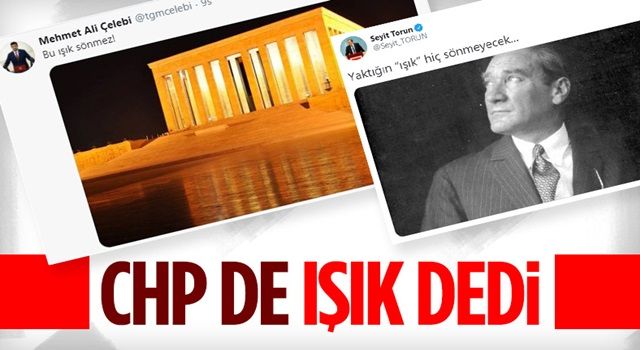 CHP'den 'ışıklar yanıyor' paylaşımı