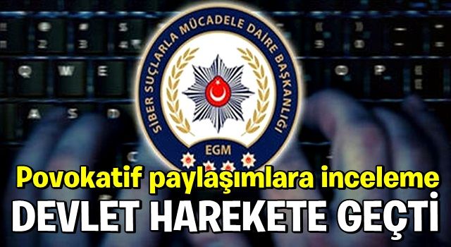 İzmir'deki deprem sonrası sosyal medyadaki provokatif paylaşımlara inceleme