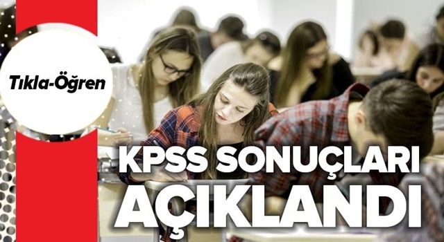 KPSS sonuçları açıklandı! ÖSYM 2020 KPSS Lisans sonuçları sorgulama ekranı