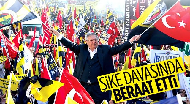 Aziz Yıldırım şike davasında beraat etti