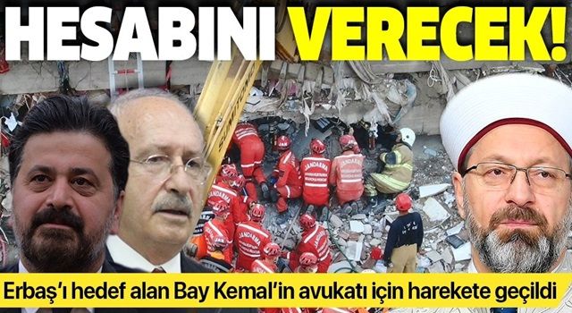 Diyanet İşleri Başkanlığından CHP'li Kılıçdaroğlu'nun avukatı Celal Çelik'e suç duyurusu