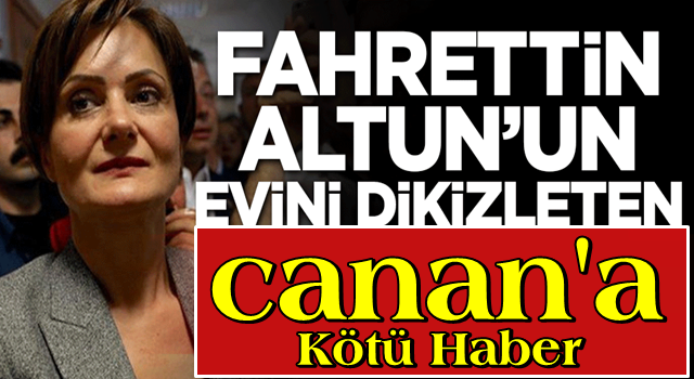 Fahrettin Altun'un evini dikizleten Canan Kaftancıoğlu'na kötü haber