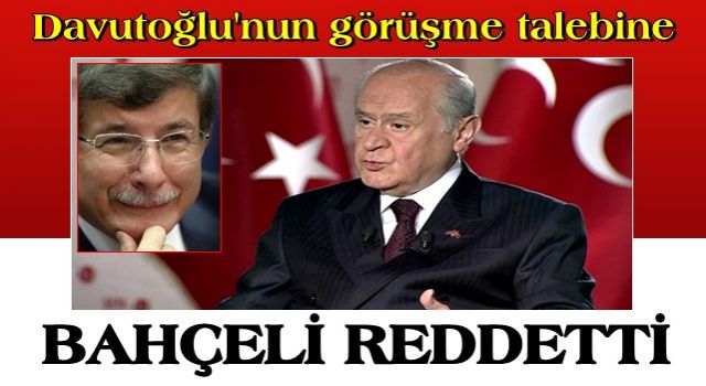 MHP'den Ahmet Davutoğlu'nun talebine yanıt!