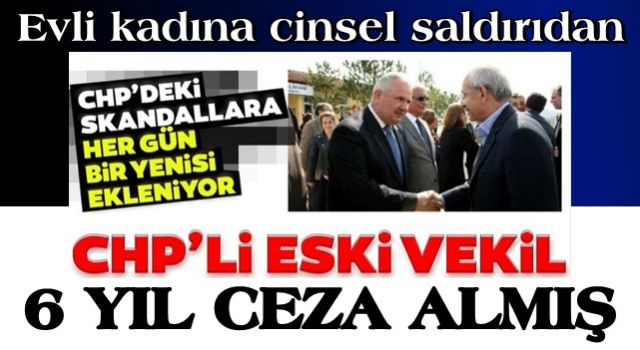 CHP'li eski vekil Feramüz Şahin cinsel saldırıdan ceza aldı