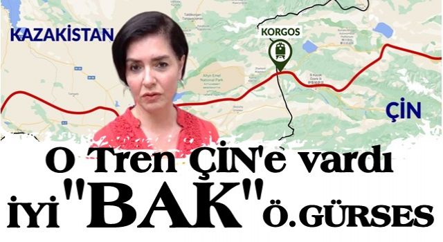 Halk TV sunucusu Özlem Gürses'in Halkalı'da durduğunu iddia ettiği ihracat treni Çin'e ulaştı!