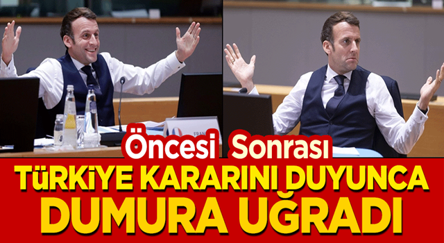 Türkiye kararını duyan Macron, dumura uğradı