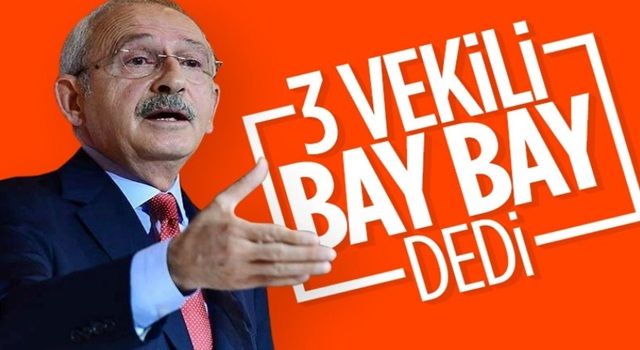 3 milletvekili CHP'den istifa etti
