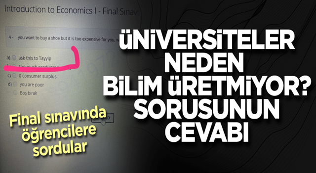 'Üniversiteler neden bilim üretmiyor?' sorusunun cevabı bulundu