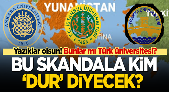 İşte bu bir ihanettir! Üç üniversite bakın nasıl bir skandala imza attı! BU SKANDALA KİM ‘DUR’ DİYECEK?