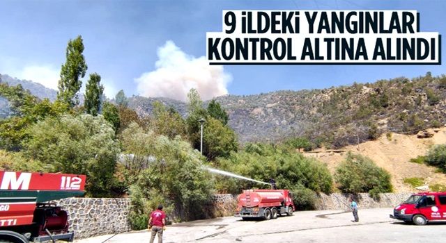 OGM: 9 ildeki tüm yangınlar söndürüldü