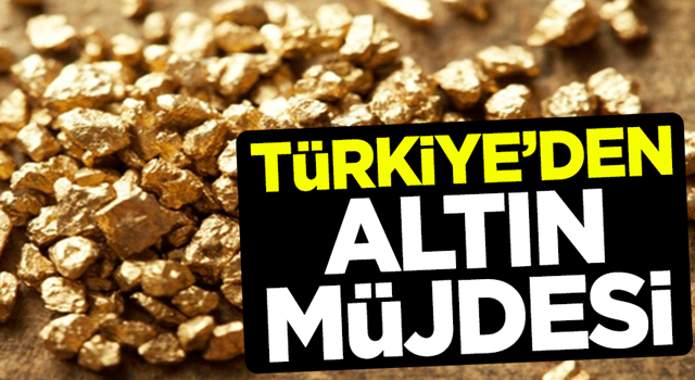 Türkiye'den altın müjdesi