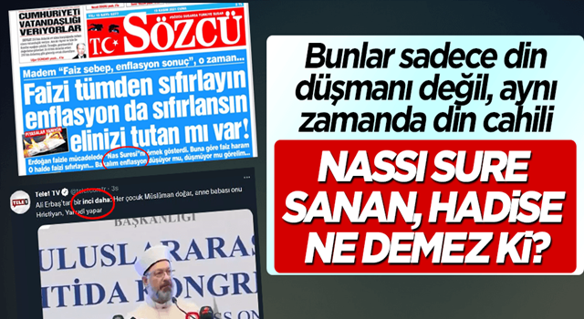Bunlar tam din cahili! Hadise "inci" dediler