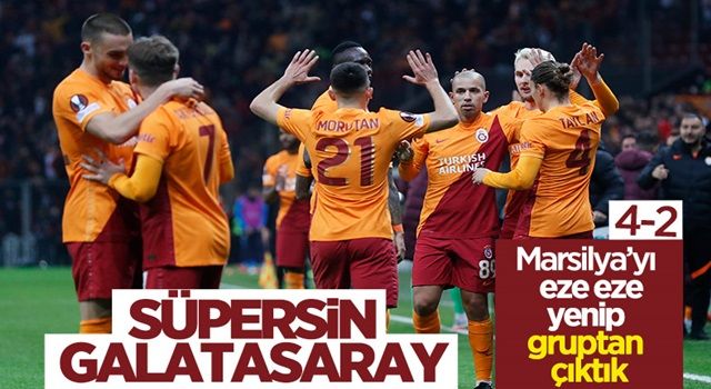 Galatasaray, Marsilya'yı devirdi