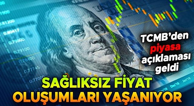 Merkez Bankası’ndan döviz piyasası açıklaması