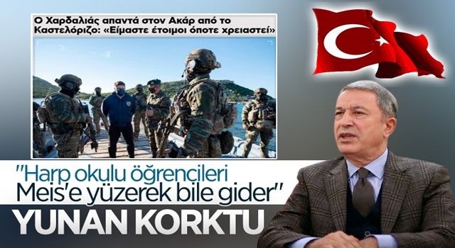 Hulusi Akar'ın Meis'le ilgili sözleri Yunanistan'ı rahatsız etti