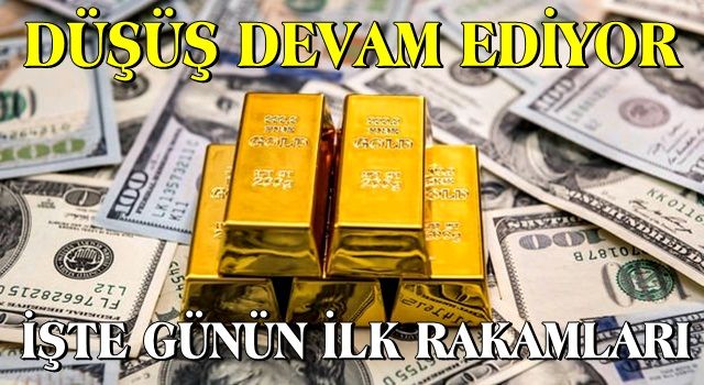 Son dakika... Dolar ve altında düşüş devam ediyor