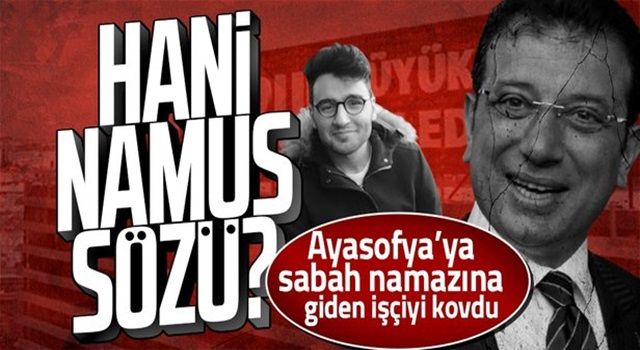 CHP'li İBB Ayasofya Camii'nde sabah namazı etkinliğine giden Tayyip Akyol'u kovdu