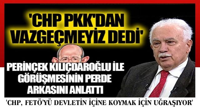 Doğu Perinçek'ten CHP'ye yönelik çok sert eleştiriler: PKK'dan vazgeçmeyeceklerini söylediler