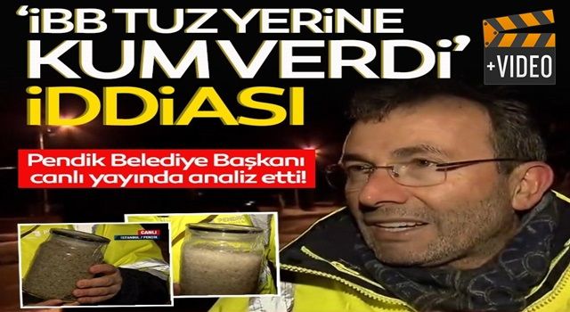 Pendik Belediye Başkanı Ahmet Cin canlı yayında analiz etti! “İBB tuz yerine kum verdi” iddiası