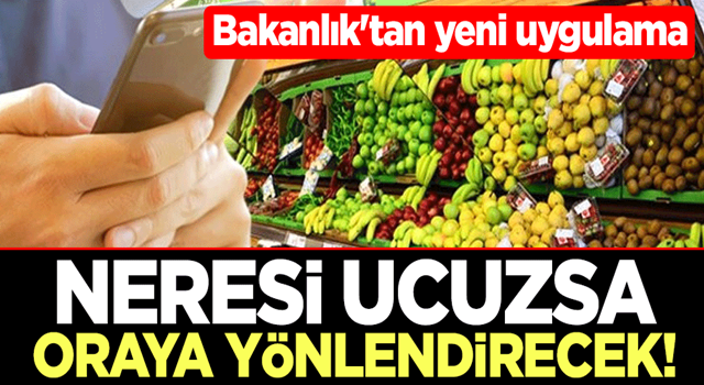 Neresi ucuzsa oraya yönlendirecek! Bakanlık'tan yeni uygulama