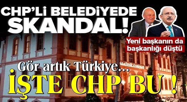 CHP'li Bilecik Belediyesi'nde skandallar bitmiyor! Yeni başkanın da başkanlığı düştü .