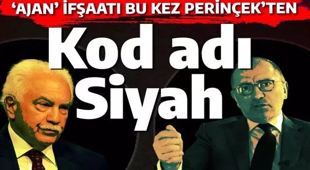 Mehmet Eymür'den sonra Doğu Perinçek de Fatih Altaylı'ya 'ajan' dedi: Kod adı Siyah!