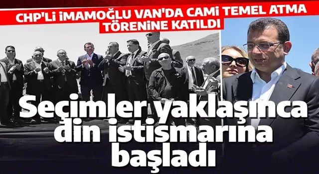 CHP'li İmamoğlu bu sefer Van'da ortaya çıktı! İstanbullular sorunlarla mücadele ederken İmamoğlu şelale geziyor