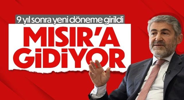 Nureddin Nebati Mısır'a resmi ziyarette bulunacak