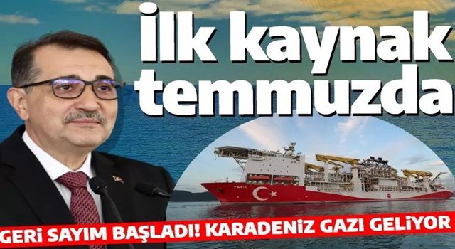 Son dakika! Bakan Dönmez temmuzda diyerek duyurdu! Karadeniz gazı Türkiye'ye ulaşacak