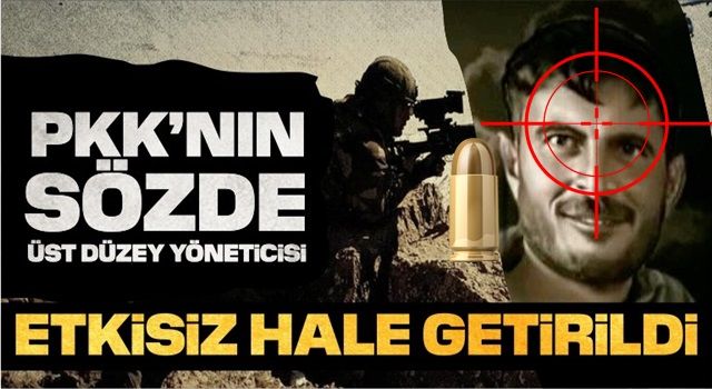 MİT, PKK’nın sözde üst düzey yöneticisini etkisiz hale getirdi