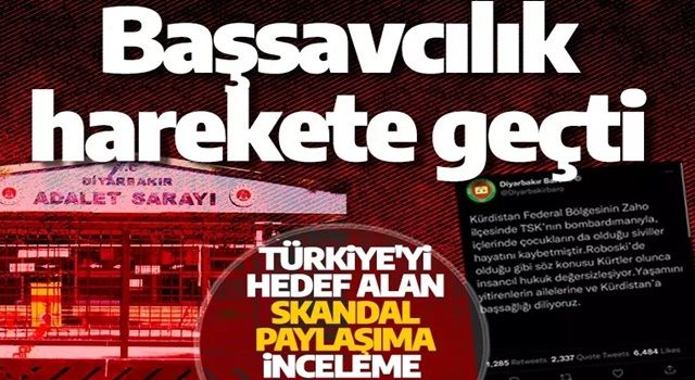 TSK'yı hedef alan Diyarbakır Barosu hakkında soruşturma açıldı