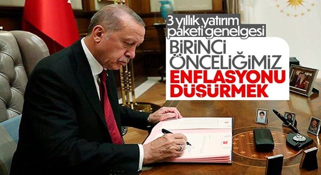 Cumhurbaşkanı Erdoğan’dan yatırım programı genelgesi