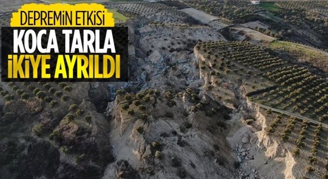 Hatay'da deprem sonrası 30 metre derinliğinde yarık oluştu
