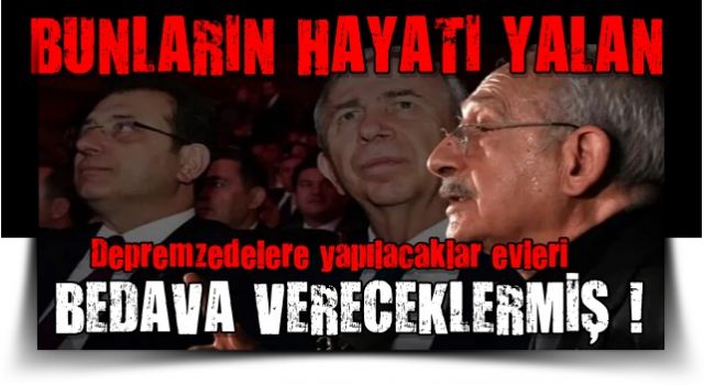 CHP’de vaat bedava!