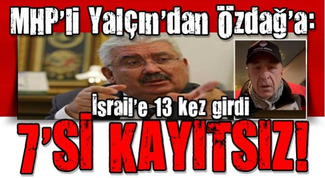 MHP'li Yalçın'dan Özdağ'a: Gölge CIA Rand ile görüşmelerinin sebebini açıkladı