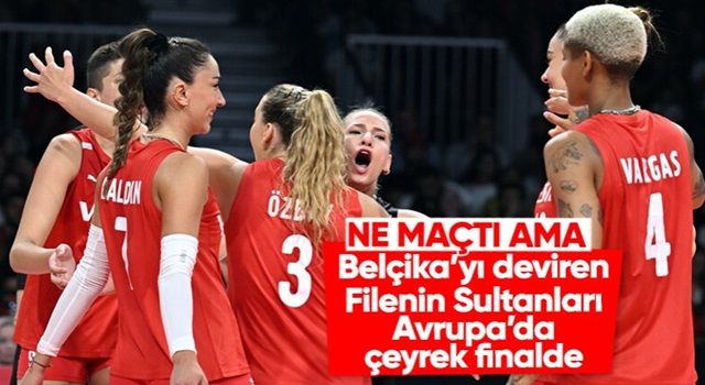 Filenin Sultanları Avrupa Şampiyonası'nda Belçika'yı geçti