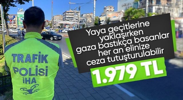 İstanbul'da yaya geçidi denetimi