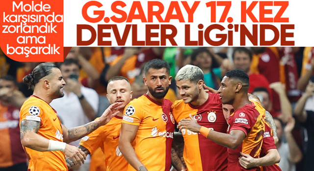 Molde'yi eleyen Galatasaray, Şampiyonlar Ligi'nde