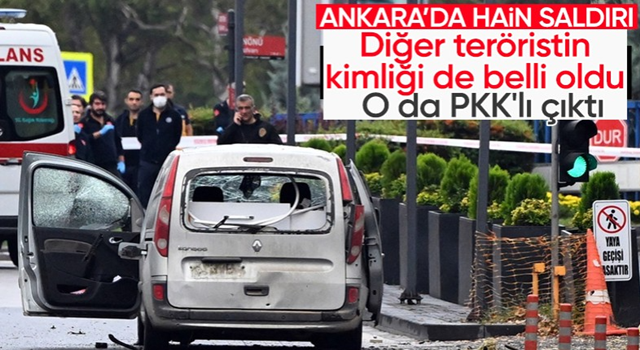 İçişleri Bakanlığı: Ankara'daki saldırıyı düzenleyen ikinci terörist de PKK üyesi