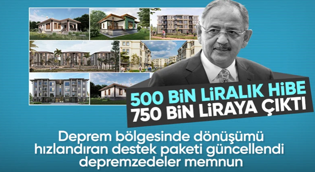Mehmet Özhaseki paylaştı! Yerinde Dönüşüm projesinde hibe ve kredi desteği artırıldı