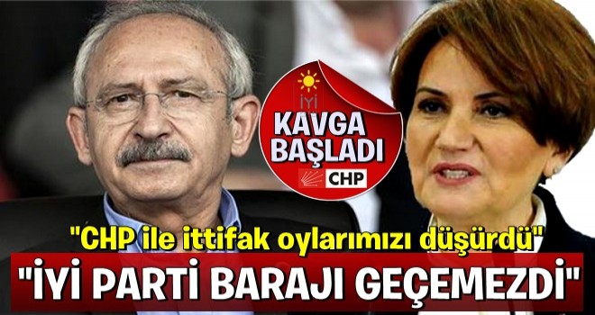 İyi Parti'nin CHP açıklaması kavga çıkardı