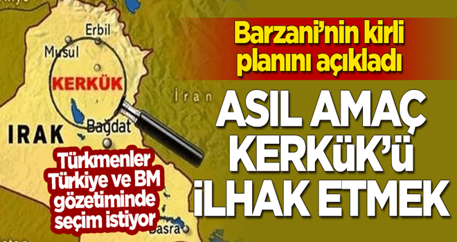 Kerkük Gazetesi Genel Yayın Yönetmeni Küzeci: Asıl amaçları Kerkük'ü ilhak etmek