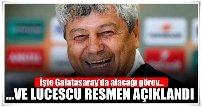 Galatasaray'da Lucescu resmen açıklandı!